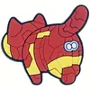 Homem-Aranha Super-Herói Marvel Desenho Animado Decorativo Superman Calçado Crocs Charms Decoração de Sapato Acessórios