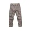 Calças Retas Largas Workwear Americano Duráveis Resistentes ao Desgaste Resistentes a Manchas Calças Casuais de Verão Simples com Múltiplos Bolsos Calças Masculinas