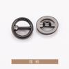 Botões de Metal de Linha Única Altos e Baixos para Camisas, Botões de Suéter, Botões de Tricô, Fechos de Botão, Jin Da