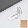 Soporte de ángulo de acero inoxidable con agujeros largos ajustables, fijador de ángulo recto de 90 grados móvil de doble cabeza, pieza de ángulo de hierro en forma de L