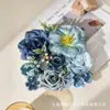 Set de flores artificiales, incluyendo flores falsas, pasadores para flores, coronas de flores, materiales para manualidades, accesorios para birretes de graduación, accesorios para Hanfu y flores para decoraciones de boda, todo con una estética de alta gama