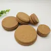 Tubo de Papel para Embalagem de Cosméticos Rolha Sintética em T Grande Rolha Composta Tampa Natural Feita Sob Medida Fornecedor Fabricante