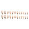 Parche de uñas de longitud media con dopamina, nuevo parche de uñas con brillo, pieza de uña Xiangyun, producto terminado, extraíble, se puede usar en 24 piezas