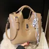 Bolsa de Gran Capacidad para Mujer Primavera y Verano 2025 Nueva Versátil Casual Bolso de Hombro Cruzado Bolso Tote Portátil Casual para Viajes