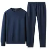 Conjunto Esportivo Masculino de Algodão Puro da Moda, Jaqueta da Moda, Conjunto de Corrida Respirável de Manga Longa para Homens, Conjunto Casual