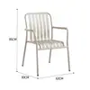 Mesa y Silla Combinadas para Exterior de Tienda de Té con Leche Patio de Cafetería Exterior Combinación de Mesa Exterior y Cuatro Sillas Juego de Sillas de Ocio para Exterior