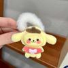 Diadema de felpa para otoño e invierno, niña, anillo para el pelo de perro Yugui, nuevo clip de felpa de dibujos animados 2023, accesorios para el pelo de niña Sanrio