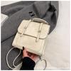 Mochila de alta gama bolso de hombro para mujer 2024 nueva moda color sólido simple mochila escolar niñas bolsa de viaje portátil