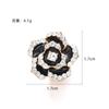Broche de diamantes de alta gama con diseño de nicho, estilo coreano, para suéter, traje, accesorio, alfiler