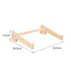 Em estoque Suporte Simples para Computador Rack Elevado de Madeira para Laptop Rack de Armazenamento para Mesa de Escritório Suporte para Laptop