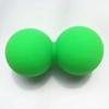 Bola de Fáscia de Silicone Elástico Relaxamento Muscular Mão, Pé, Ombro e Pescoço Bola de Massagem Relaxamento de Pontos de Acupuntura Yoga Fitness Bola Dupla Amendoim