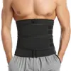 Entrenador de Cintura para Hombres Corsé Moldeador para Pérdida de Peso Control de Abdomen Moldeador Corporal Ropa Interior de Compresión Cinturón Sudoración Adelgazante Fajas