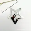 Estrela luminosa hairpin quebrado das crianças hairpin candy color BB clipe estrela de cinco pontas concerto cocar luminoso bangs clipe