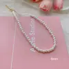 Collar de Perlas de Imitación de Lujo Ligero Estilo Francés para Mujer, Cadena para Clavícula Elegante Versátil de Gama Alta de Ins, Cadena para el Cuello de Moda