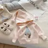 Sudadera con capucha estilo elfo, forrada de polar y engrosada, para niños y niñas, nuevo estilo 2026, sudadera infantil versátil para otoño e invierno