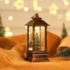 Luces de Velas Luminosas Navideñas, Lámparas de Viento Pequeñas Creativas, Luces Nocturnas, Adornos de Escritorio, Colección de Decoraciones de Regalo Navideño para Niños