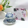 Pequeño Set de Té de la Tarde de Lujo Alto Valor de Color Olla para Madre y Madre Taza de Café de Cerámica Creativa Taza de Té de Flores Una Taza Un Plato Tetera
