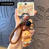 Chaveiro Original Marmota Pingente Baimo Figura Delicada e Fofa de Resina Chaveiro de Mochila Unissex Ornamento Presente