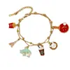 Pulsera de Acero Inoxidable Sun Dolphin de Venta Caliente Transfronteriza Accesorios Coloridos Hechos a Mano de Dibujos Animados para Mujeres Estilo Fresco y Dulce Para Usar Apilada