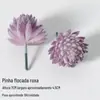 Uau Vasos Personalizados com Suculentas Artificiais Bonsai Plantio Flocking Suculentas Artificiais Falsas Acessórios Plantas Verdes DIY Decoração de Casa