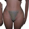 Bikini sexy con diamantes de imitación, moda europea y americana, cadena para el cuerpo, discoteca, Queen Flash, tanga de diamantes, venta caliente transfronteriza