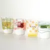 Vaso de Agua de Vidrio, Taza de Té, Vaso de Borosilicato Alto para Uso Doméstico, Nuevo Modelo 2026, Vaso de Jugo de Alto Valor Estético para Mujeres