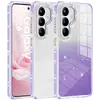 Nuevo Producto Adecuado para Funda de Teléfono Móvil Samsung S26Ultra Venta al por Mayor Anti-Caída Incrustada de Diamantes Funda Transparente con Brillo Funda para Teléfono Móvil S25