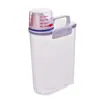 Dispensador Doméstico Portátil de Plástico Sellado Cubo para Arroz a Prueba de Humedad a Prueba de Insectos Frasco de Almacenamiento de Cocina Frasco Sellado para Condimentos Cubo de Almacenamiento