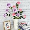 Novas Flores Artificiais 5 Novas Cabo Dia dos Namorados Flores Decorativas Casamento Layout Floricultura Design Ornatos de Fotografia Flores Secas