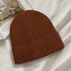 Gorro de Moda Estilo Coreano Gorro de Lana Tejido Gorro de Lana Cálido para Otoño e Invierno Gorro de Punto Cálido para Hombre Logo Personalizado