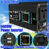Panel solar 50W portátil almacenamiento de energía para exteriores sistema solar set inversor 6000W controlador