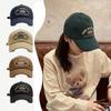 Nueva Gorra de Béisbol Unisex Versátil para Todas las Estaciones Bordado de Letras Callejero Gorra de Pico de Pato 1989 Versión Coreana para Parejas de Verano