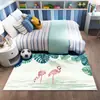 Alfombra de Piso de Dibujos Animados para Dormitorio al por Mayor Estilo Nuevo para el Hogar Alfombrilla para Gatear de Bebé Habitación Infantil Creativa Antideslizante Cobertura Total Engrosada