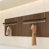 Estante de Exhibición para Tienda de Ropa Colgador de Techo de Acero Inoxidable Estante Ajustable para Exhibición en Ventana Estante para Tienda de Ropa de Mujer