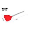 Venta al por mayor de fábrica mango de acero inoxidable silicona espátula para saltear espátula para saltear sartén antiadherente utensilios de cocina