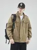 Ropa para Hombre Fengshe / Chaqueta Retro Americana para Hombre con Cuello Alto Abrigo de Trabajo Moda Elegante Nueva Primavera y Otoño Top