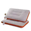 Um Par de Travesseiros Não Colapsáveis para Uso Doméstico, Suporte Cervical para Adultos, Núcleo de Travesseiro para Auxílio ao Sono, Travesseiro Pequeno para Dormir de Bruços Individual para Dormitório Estudantil
