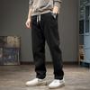 Otoño Nuevo Pantalón Casual Recto para Hombre Holgado Talla Grande Otoño/Invierno Pantalón Torre 2024 Nuevo Pantalón de Pierna Ancha Harlan Moderno