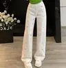 Conjunto Moderno para Mulheres Verão Elegante Estiloso Verde Gola V Manga Curta Jeans de Cintura Alta Conjunto de Duas Peças