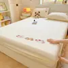 Lençol de Cama Ajustável de Algodão de Xinjiang Grau A Materno e Infantil, Capa de Cama de Solteiro, Conjunto de Três Peças, Capa de Cama Infantil, Protetor de Colchão, Lençol de Cama Antiderrapante