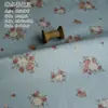 El Propietario de la Tienda Recomienda Azúcar Agua Jardín de Rosas Floral Sarga Algodón Puro Tela para Vestidos y Materiales de Ropa DIY