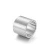 Anel Masculino de Aço Titânio Versão Larga de 18mm Moda Europeia e Americana Estilo Casual Anel Liso Fornecimento Amazon Venda por Atacado