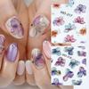 Pegatinas para Uñas Doradas Perladas de Moda, Pegamento para Uñas Rose Lindo y Vibrante, Calcomanías Impermeables