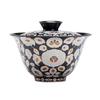 Pote Cerâmico Estilo Chinês Dinastia Tang para Banquete Suporte para Acessórios de Cerimônia do Chá Prato de Lanche Multiuso Afastar Ouro e Prata Erro Prato de Flores Completas