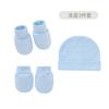 Conjunto de Gorro y Manoplas para Bebé Gorro para Recién Nacidos para Niños Niñas Gorro de Algodón para Bebés