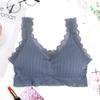 Nueva Llegada Seamless Hermoso Espalda Descubierta Tubo Top Envuelto en el Pecho sin Aro de Acero Sexy Encaje Tirantes Camisola Base Ropa Interior de Niñas