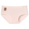 Ropa interior para mujer de algodón peinado 7A, 100% algodón, de talle medio, 3D antirozaduras, antibacteriana, con fuelle de algodón transpirable