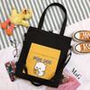 Saco de lona coreano Bolsa de ombro portátil das mulheres Mochila Crossbody para estudantes universitários multiuso para a classe