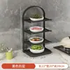 Prateleira de preparação de alimentos para cozinha, bandeja de acompanhamento multicamada, prateleira de armazenamento multifuncional doméstica para preparação de alimentos, prateleira de preparação de alimentos doméstica