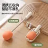 Cepillo para tazas tres en uno con mango largo, retráctil y portátil, cepillo para limpiar tazas, cepillo para limpiar el hueco de la tapa del termo, transpirable
